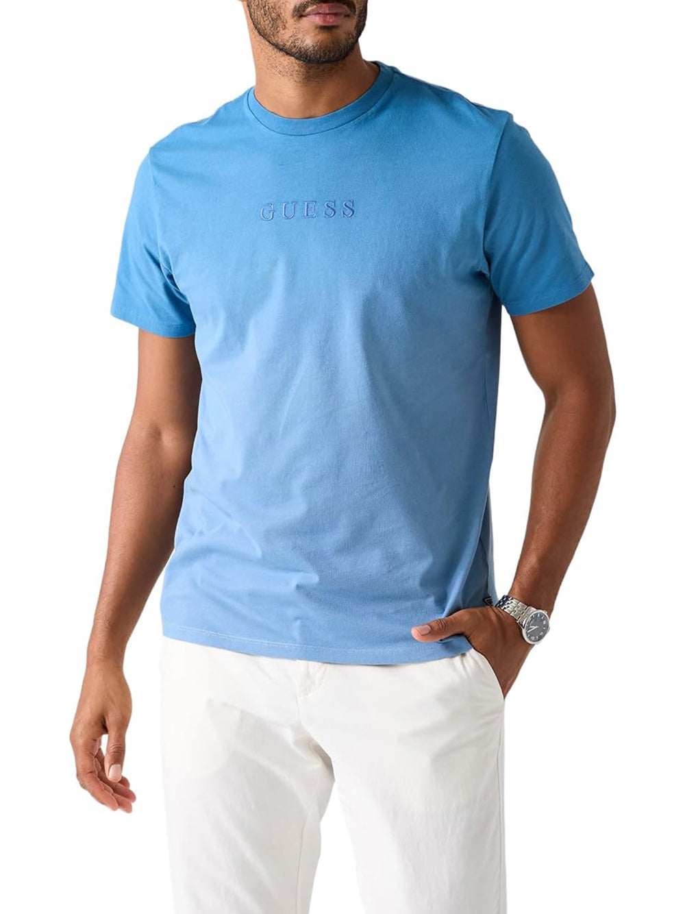 GUESS T-shirt Uomo - Blu modello M6GI29K3258