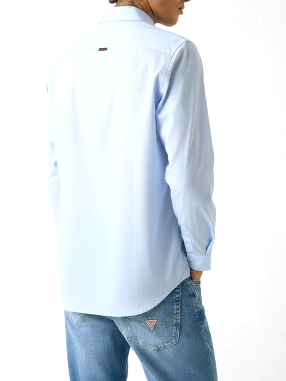GUESS Camicia Uomo - Blu modello M6RH76WK072