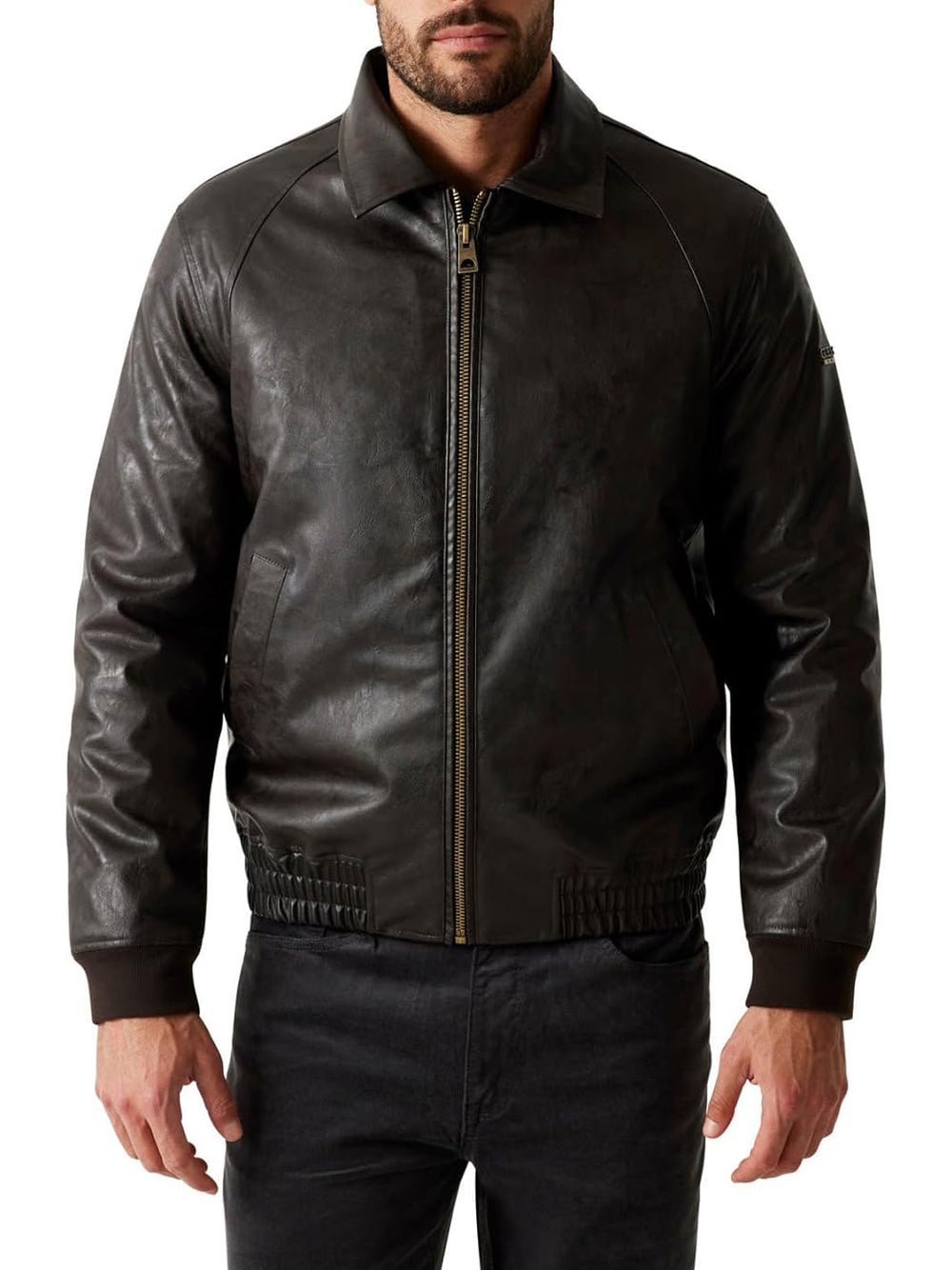 GUESS Giubbino Uomo - Marrone modello M6RL0AWJ260