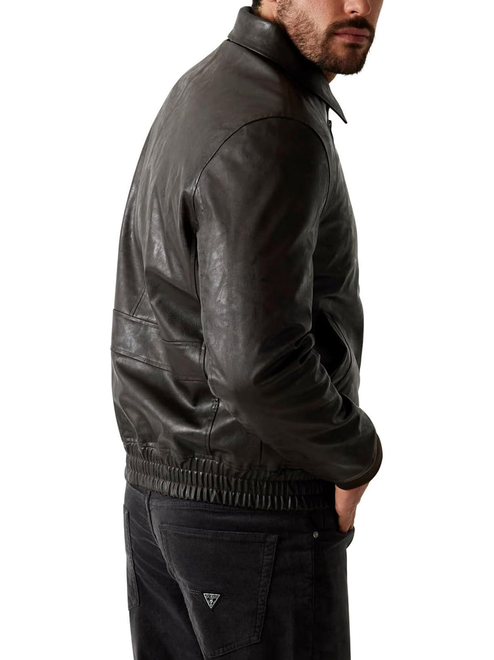 GUESS Giubbino Uomo - Marrone modello M6RL0AWJ260