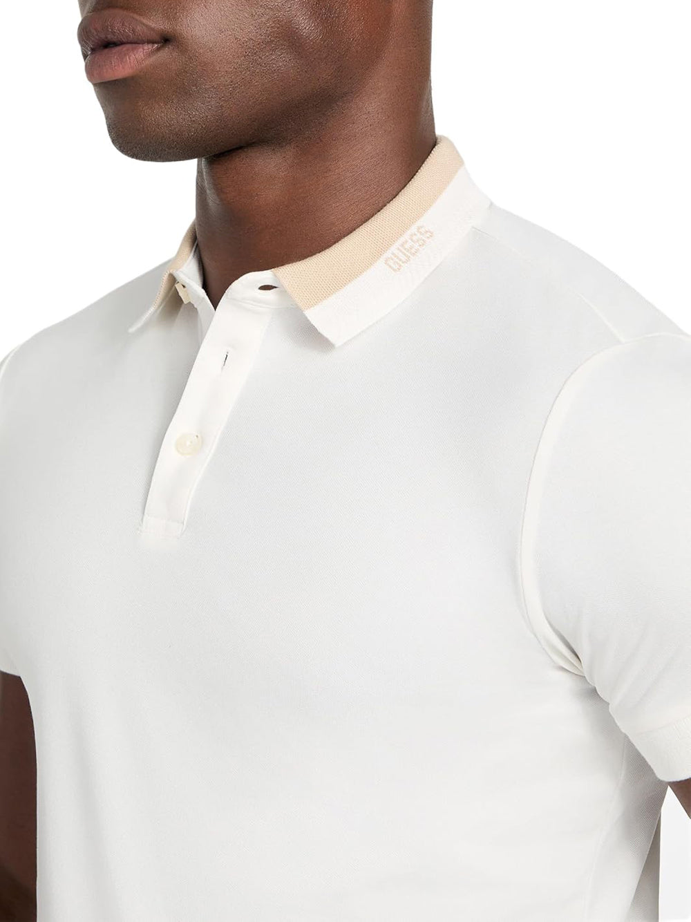 GUESS Polo Uomo - Bianco modello M6RP47KARS2