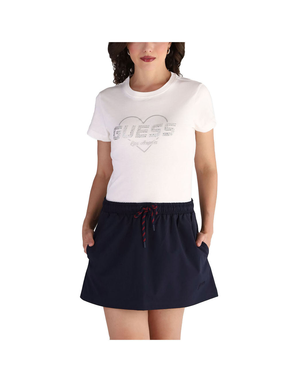GUESS Tshirt Donna - Bianco modello V5GI10K9RM1