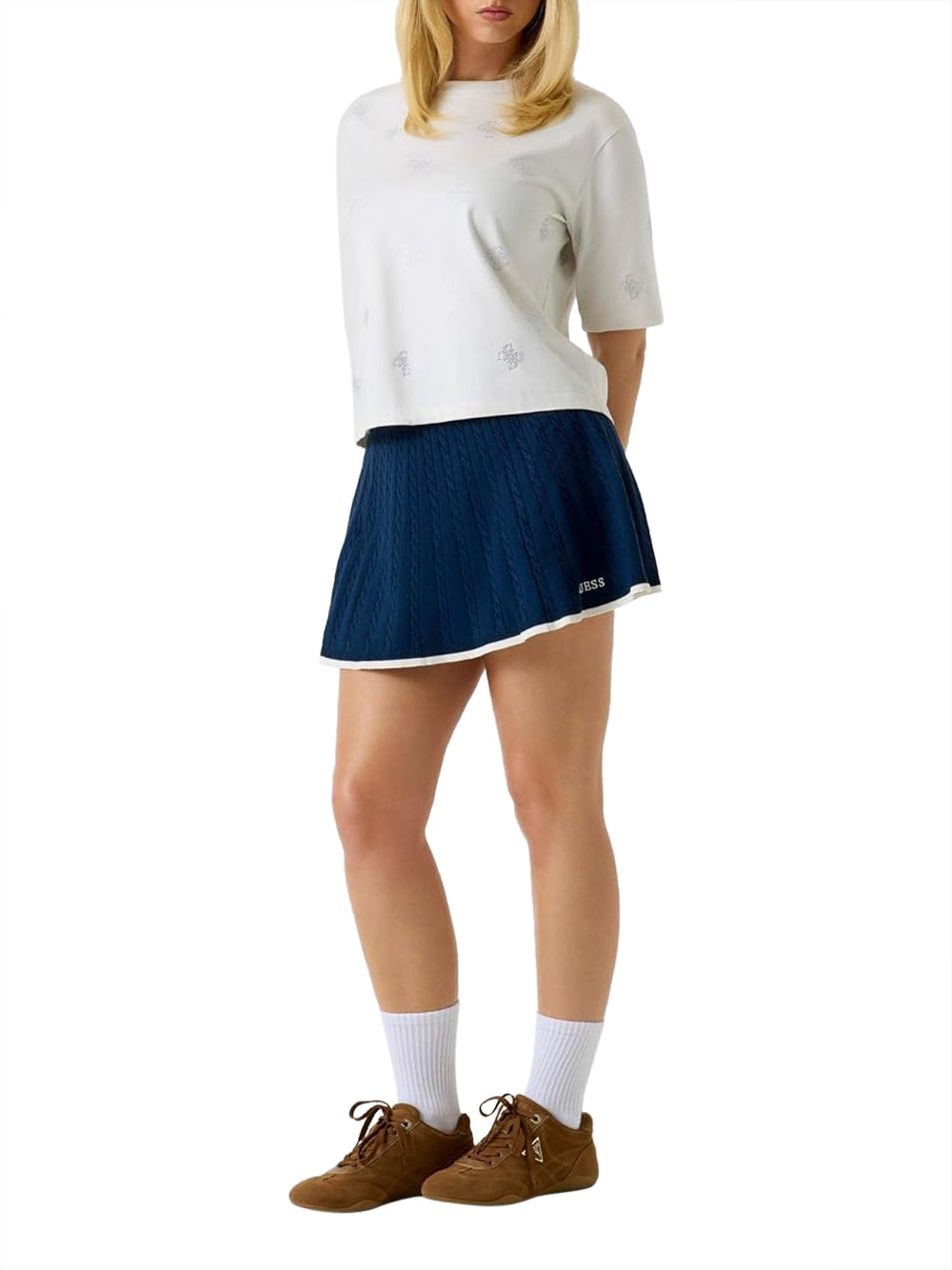 GUESS T-shirt Donna - Bianco modello V6GI18K2985