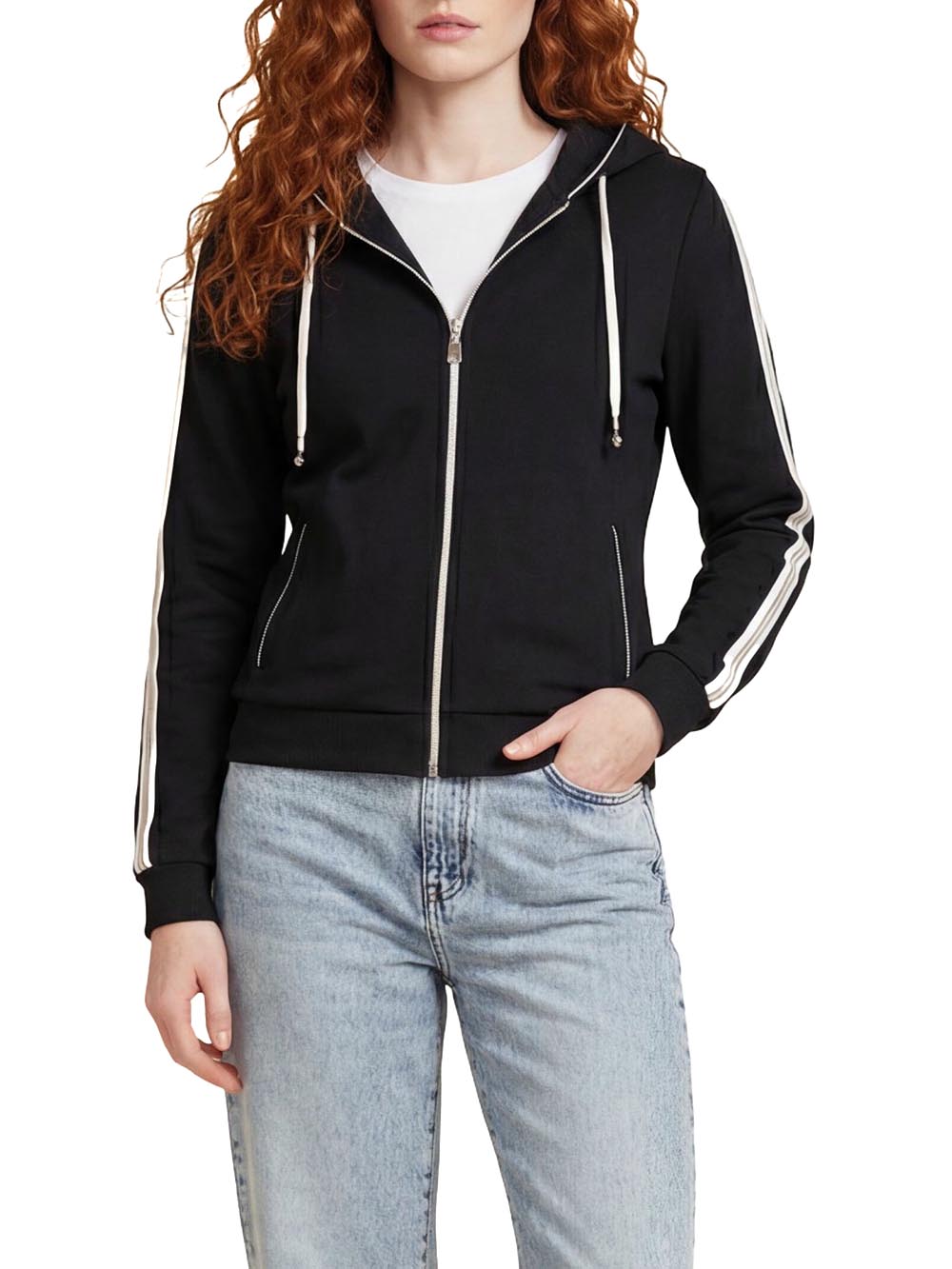 GUESS Felpa Donna - Nero modello V6GQ07K3096