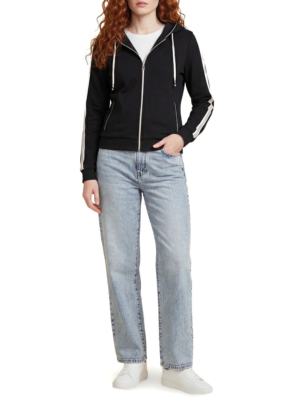 GUESS Felpa Donna - Nero modello V6GQ07K3096