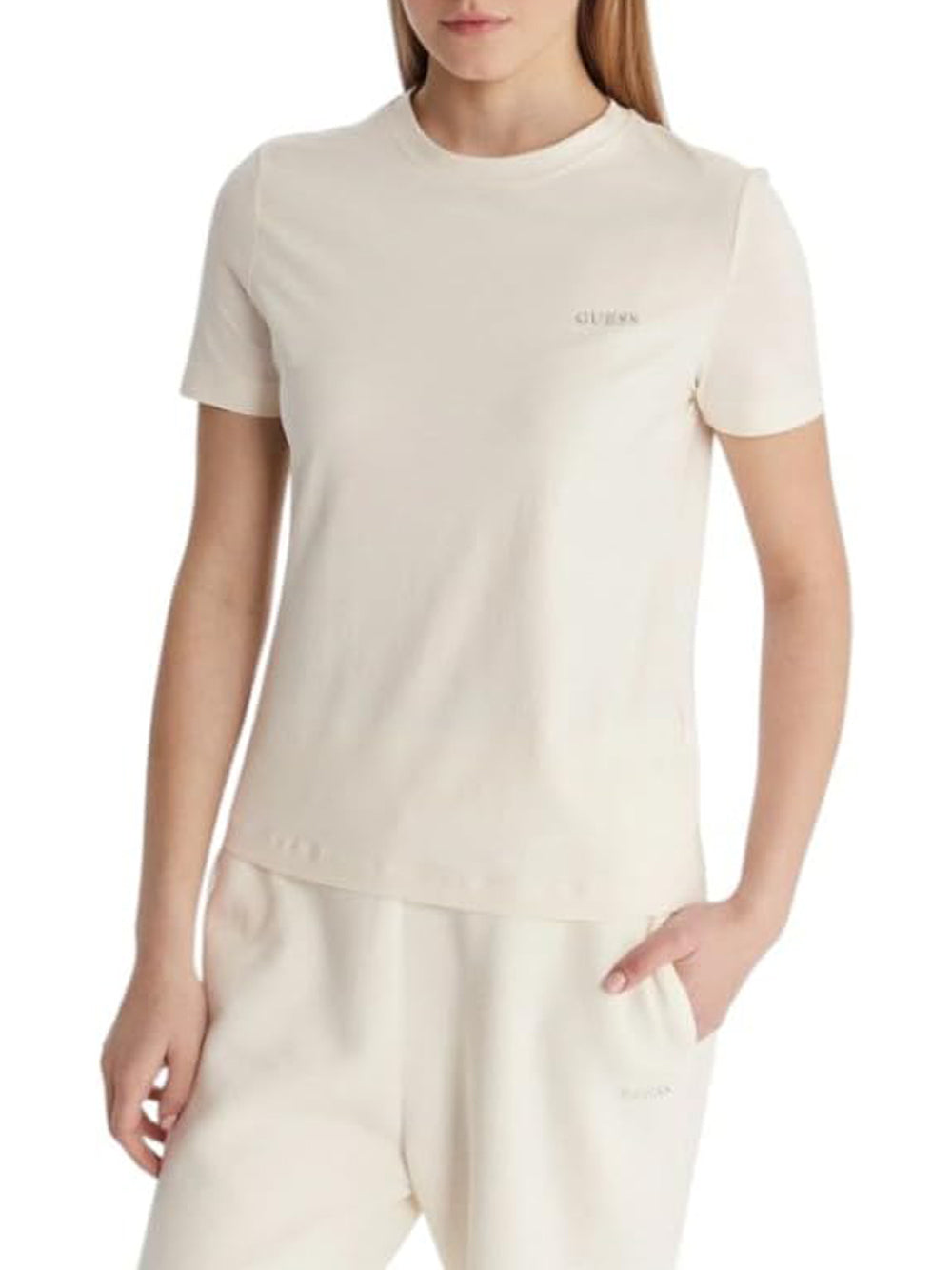 GUESS T-shirt Donna - Bianco modello V6RI07J1314