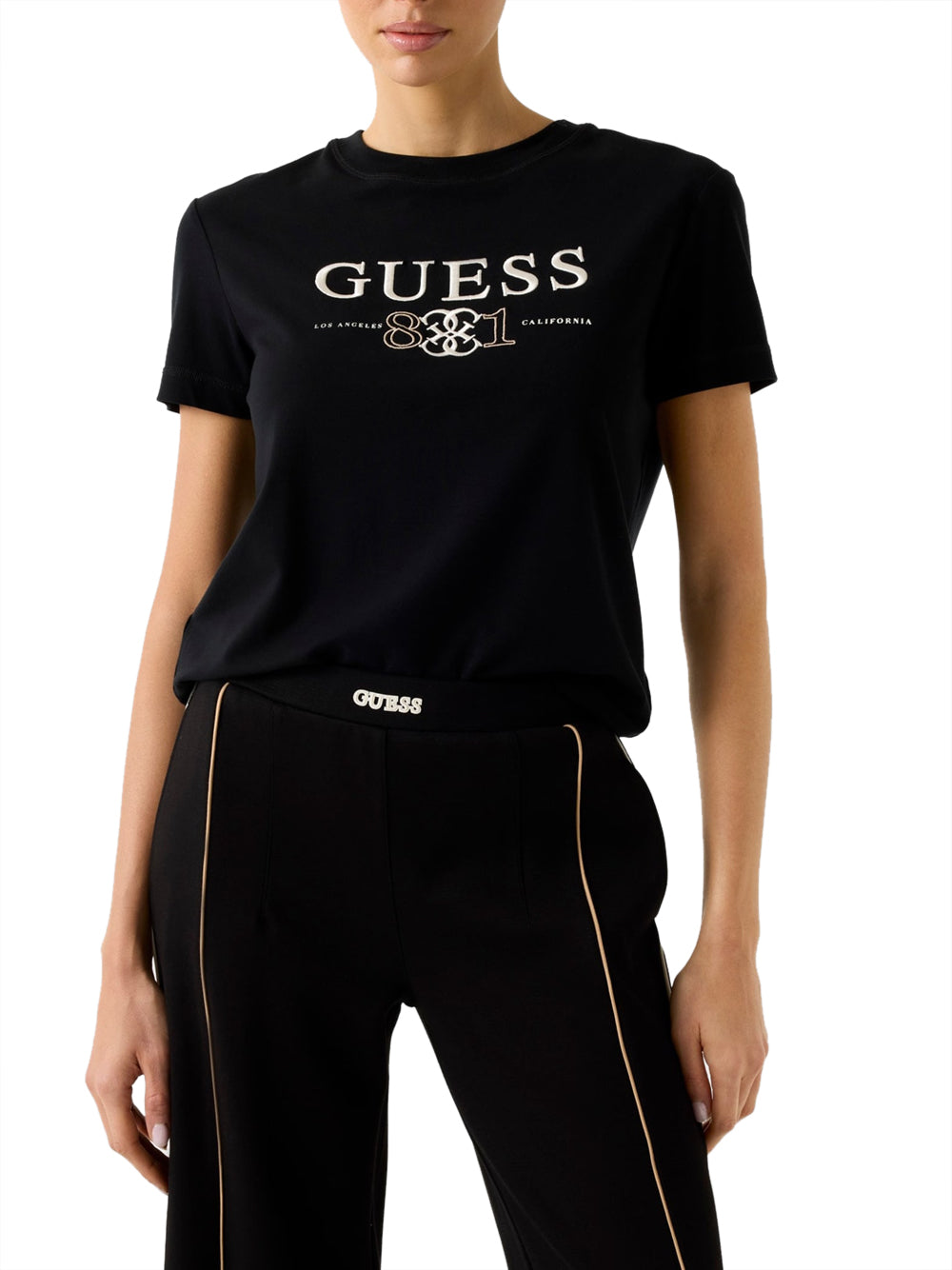GUESS T-shirt Donna - Nero modello V6RI13KD772