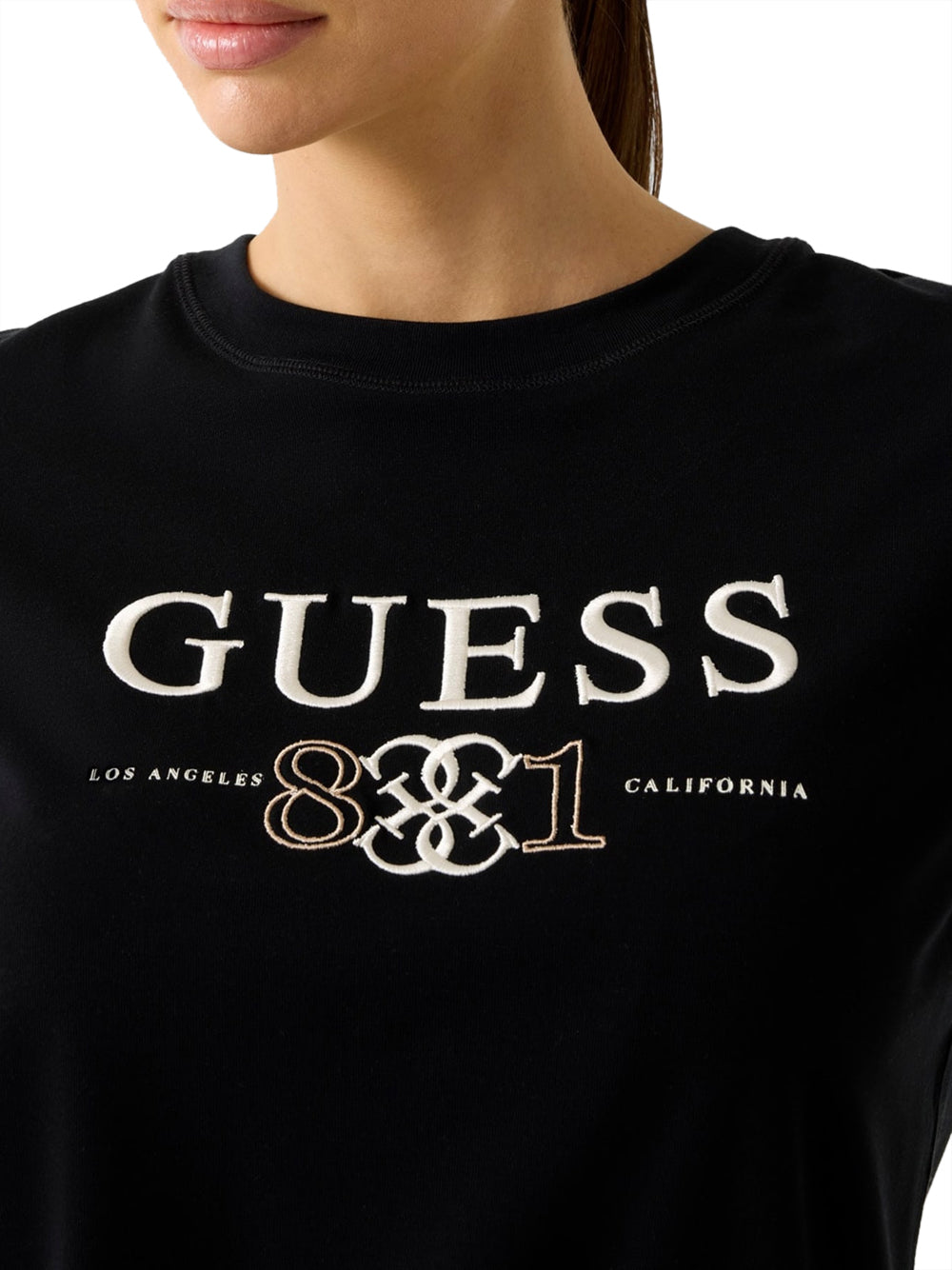 GUESS T-shirt Donna - Nero modello V6RI13KD772