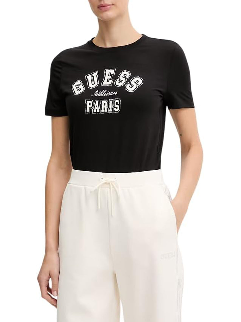 GUESS T-shirt Donna - Nero modello V6RI15J1314