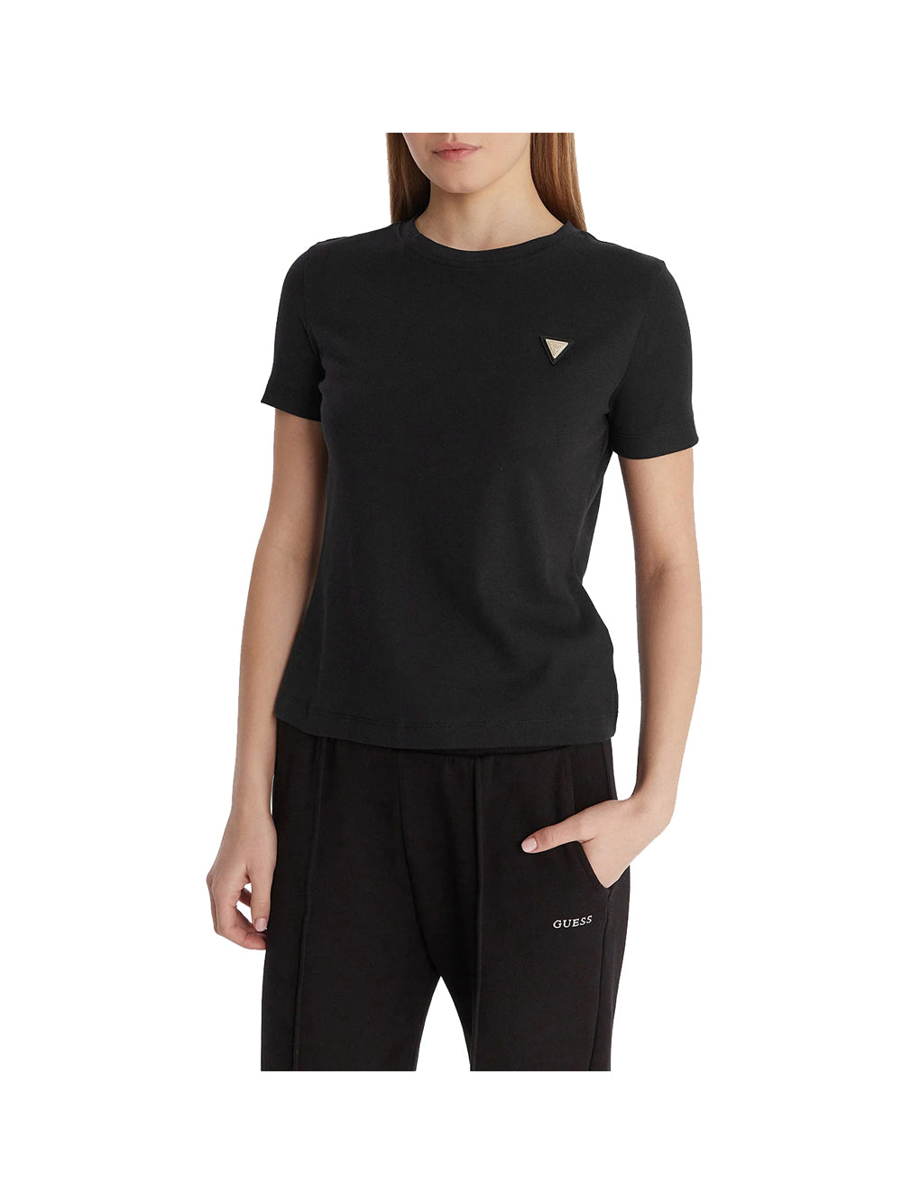 GUESS Tshirt Donna - Nero modello V6RI17KD741