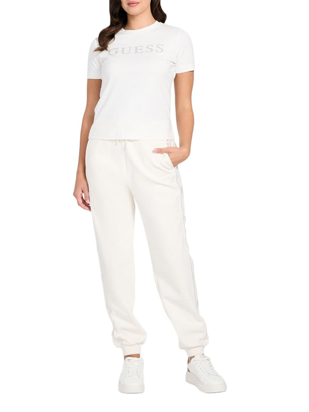 GUESS Tshirt Donna - Bianco modello V6RI20J1314