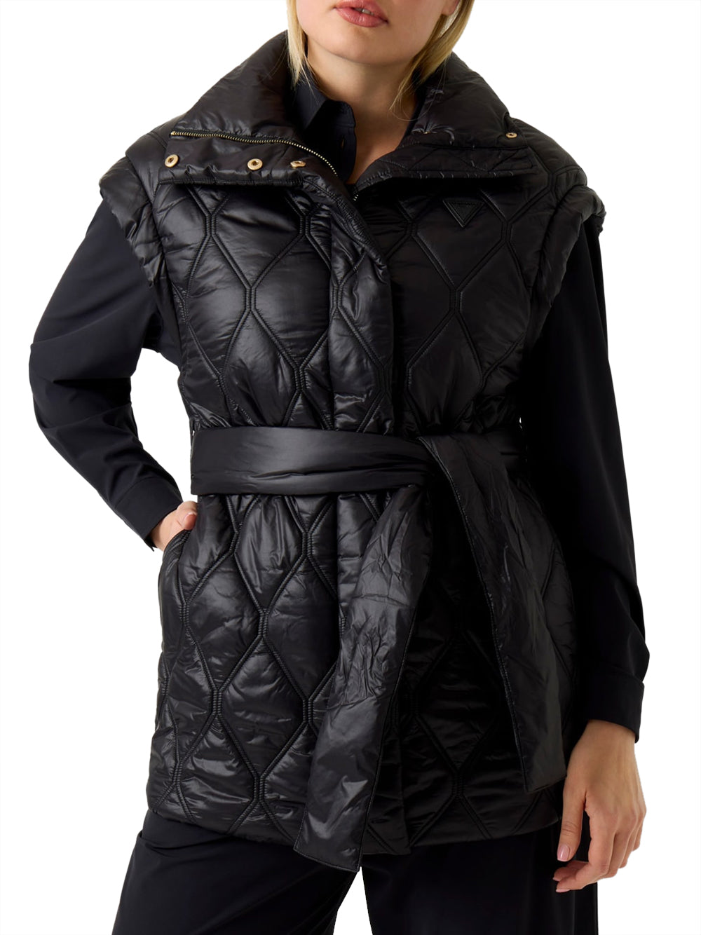 GUESS Gilet Donna - Nero modello V6RN01WL832