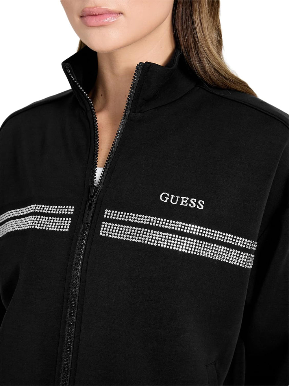 GUESS Felpa Donna - Nero modello V6RQ01KCAY2