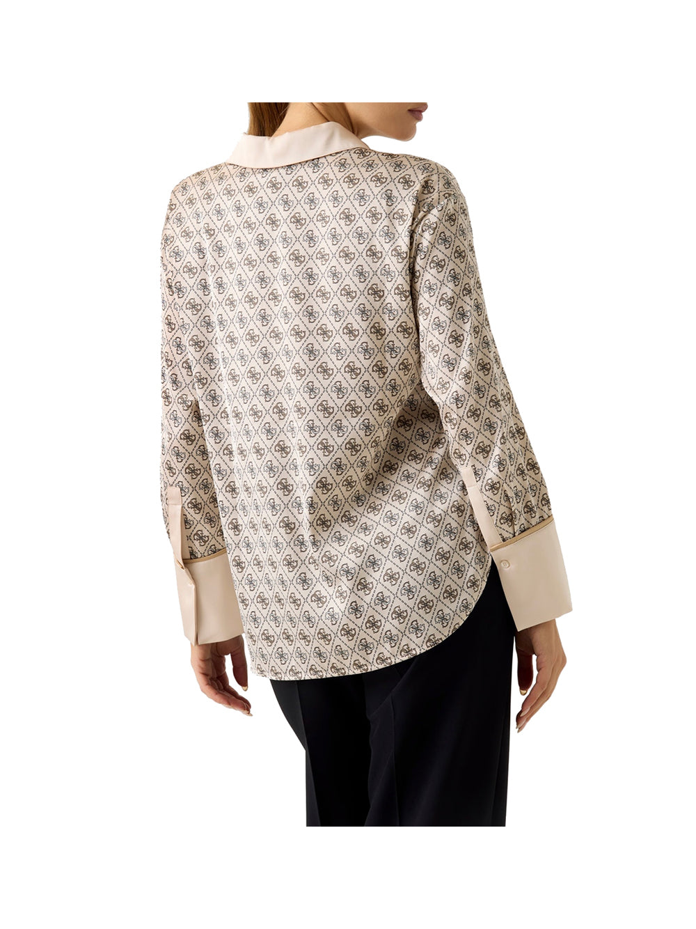 GUESS Camicia Donna - Beige modello W4YH47WF1T2