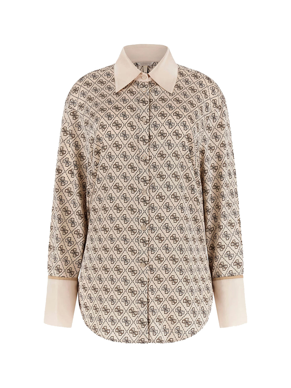 GUESS Camicia Donna - Beige modello W4YH47WF1T2