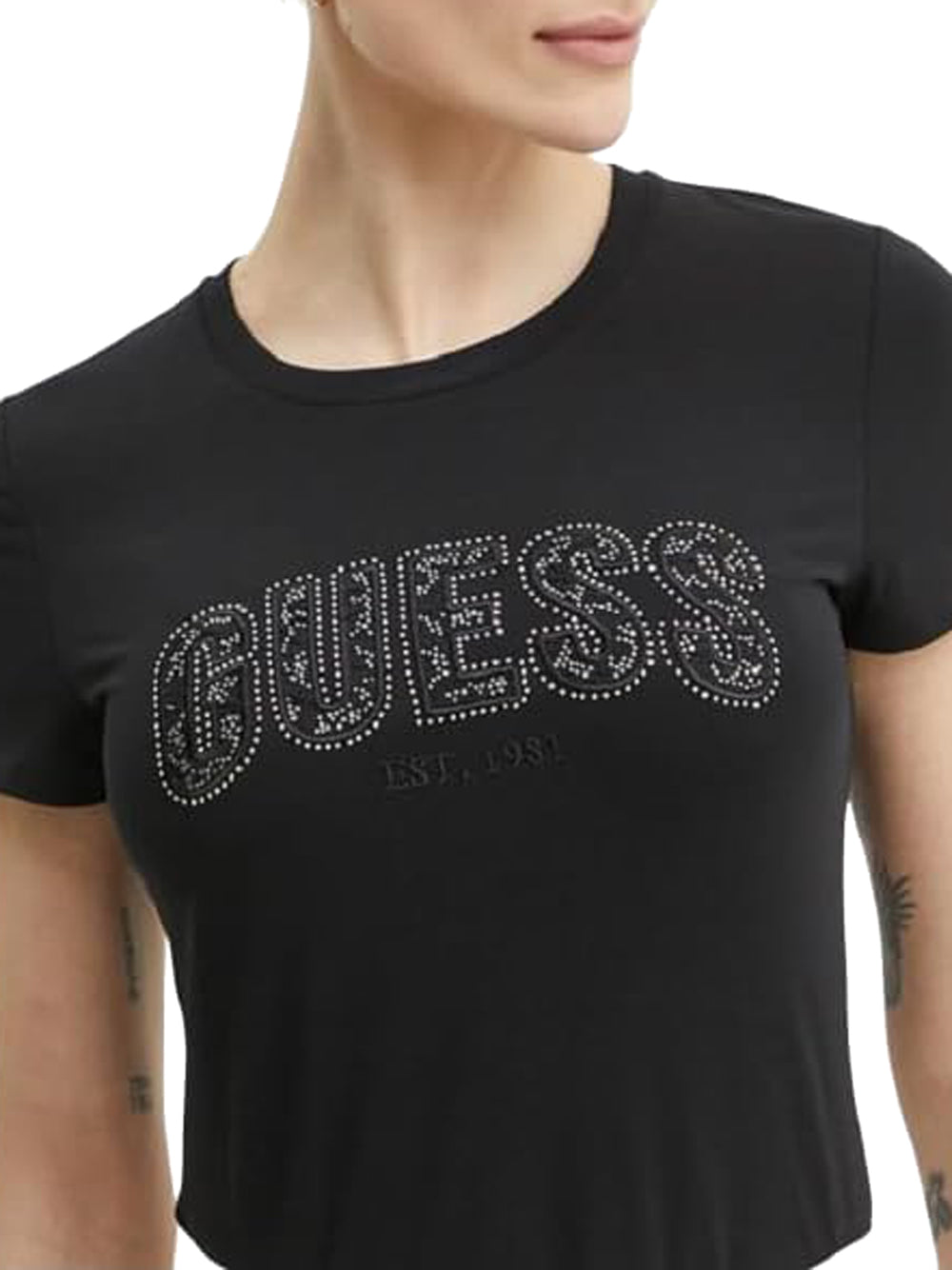 GUESS T-shirt Donna - Bianco modello W5GI04J1314