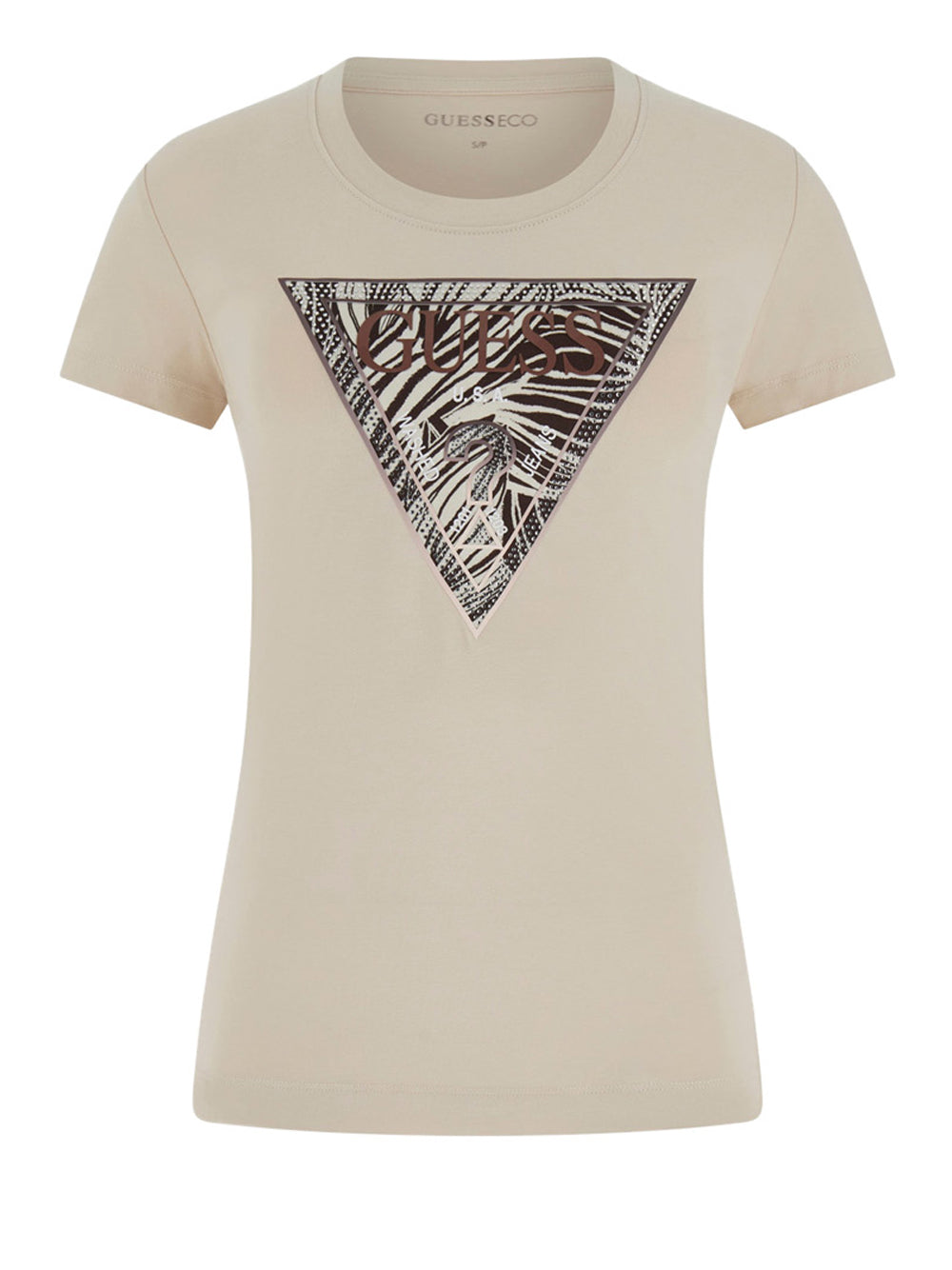 GUESS T-shirt Donna - Grigio modello W6GI19K3042