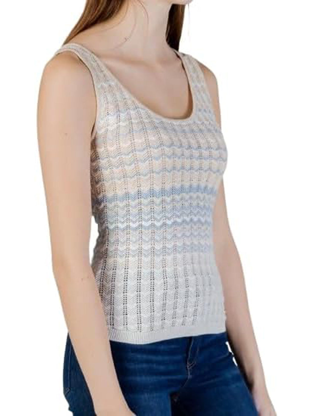 GUESS Maglia Donna - Blu modello W6GR08Z0589