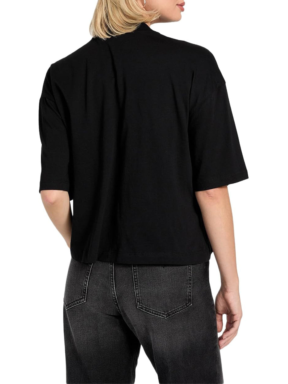 GUESS T-shirt Donna - Nero modello W6RI12K9RM1