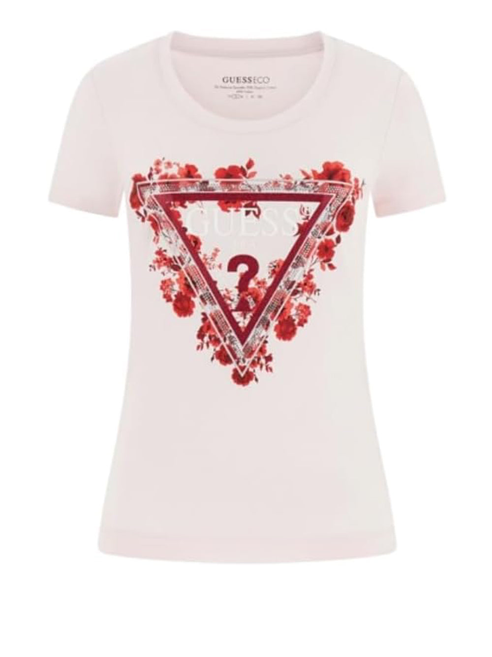 GUESS T-shirt Donna - Rosa modello W6RI24J1314