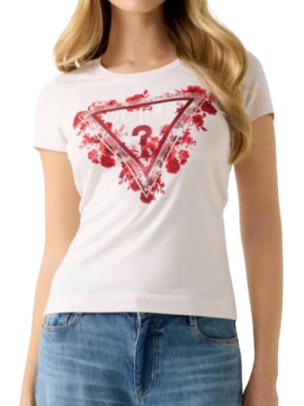 GUESS T-shirt Donna - Rosa modello W6RI24J1314