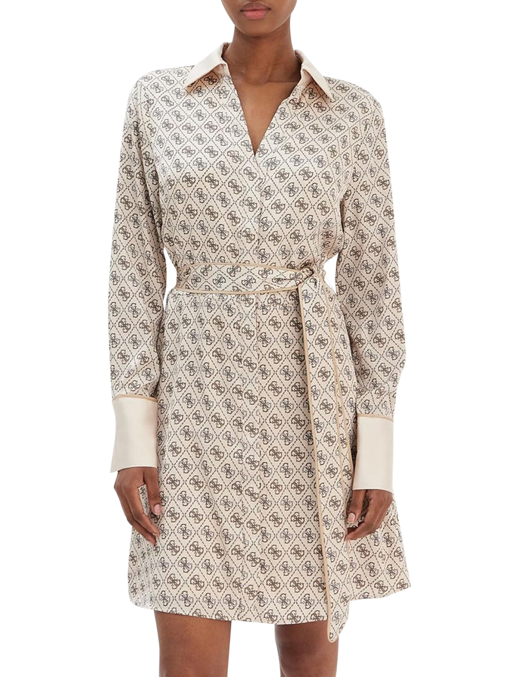 GUESS Abito Donna - Bianco modello W6RK90WF1T2
