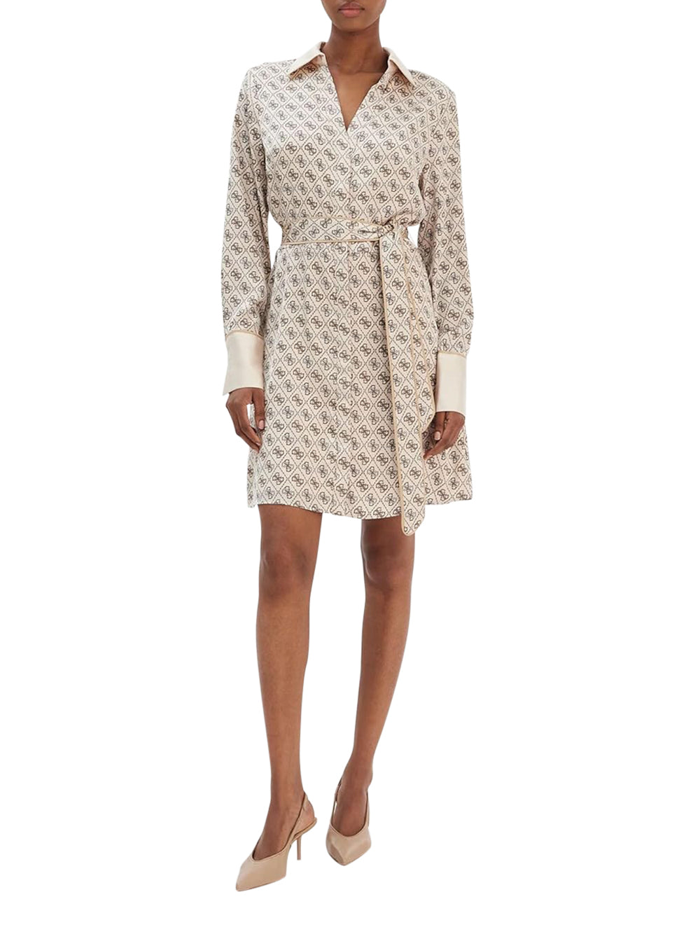 GUESS Abito Donna - Bianco modello W6RK90WF1T2