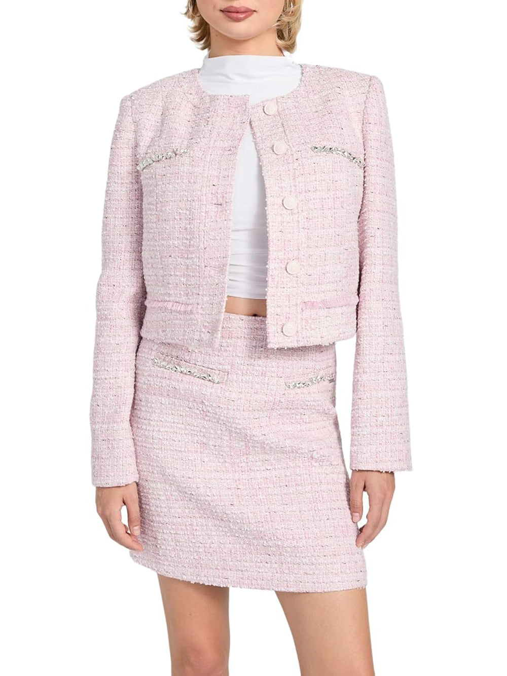 GUESS Giacca Donna - Rosa modello W6RL54WJ632