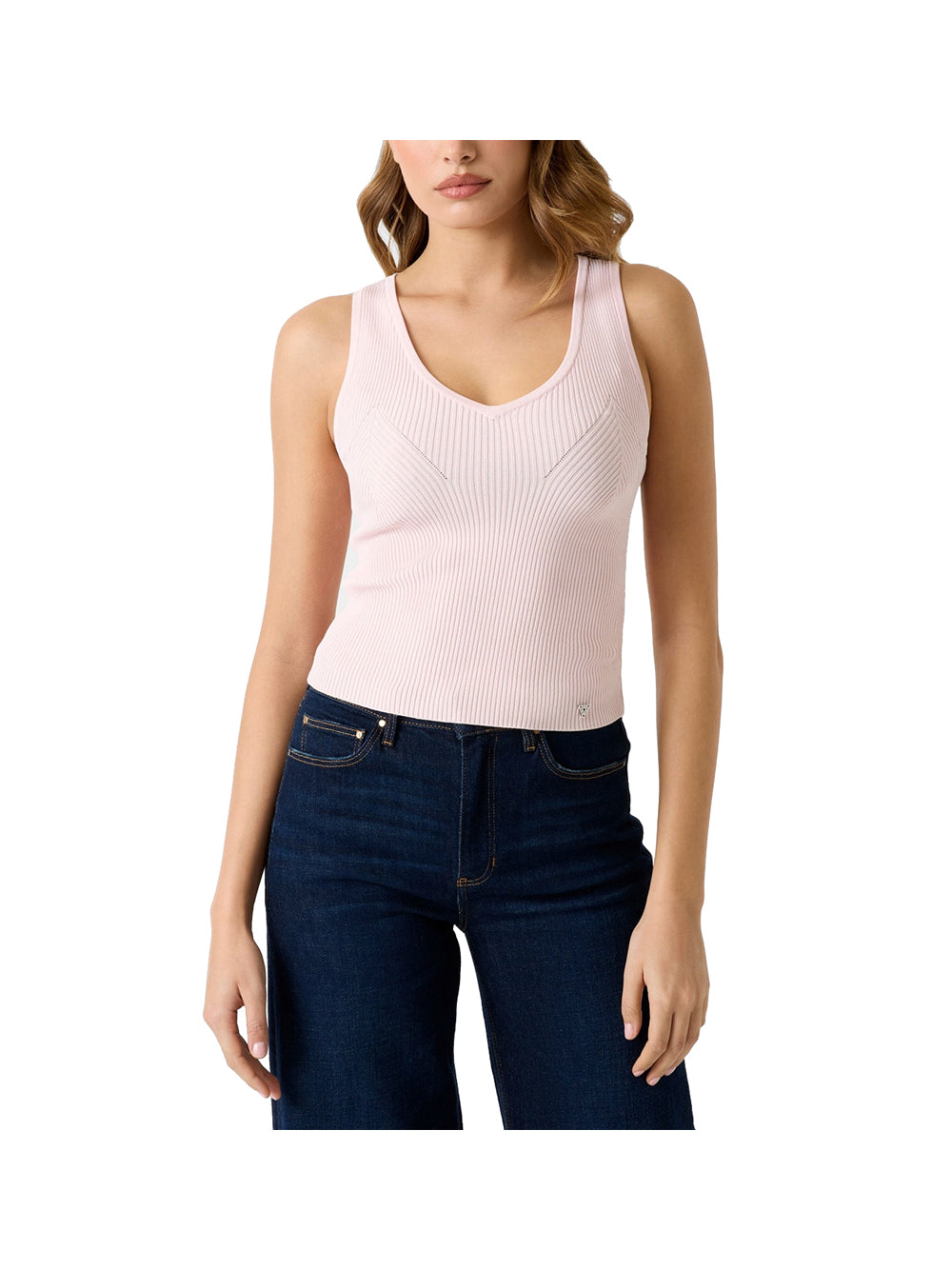 GUESS Canotta Donna - Rosa modello W6RR36Z0132