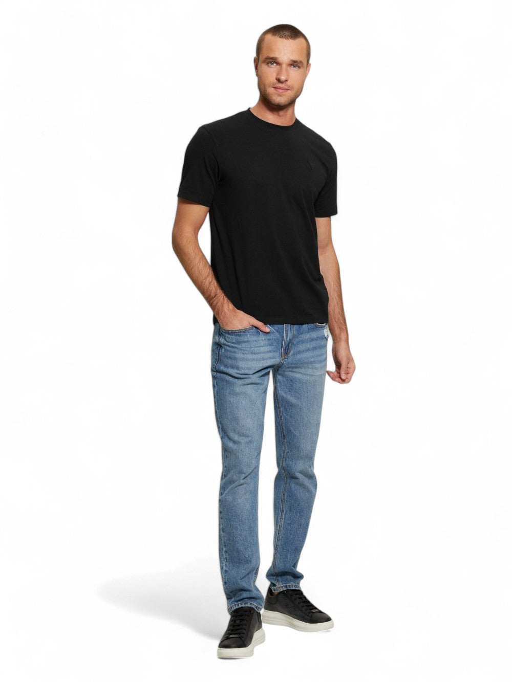 GUESS Tshirt Uomo - Nero modello Z2YI12JR06K