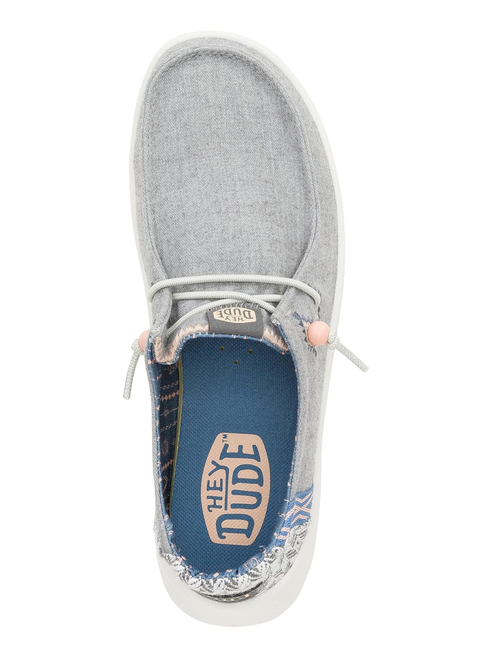 HEY DUDE Slip-on Moc toe Donna - Grigio modello HD.41946
