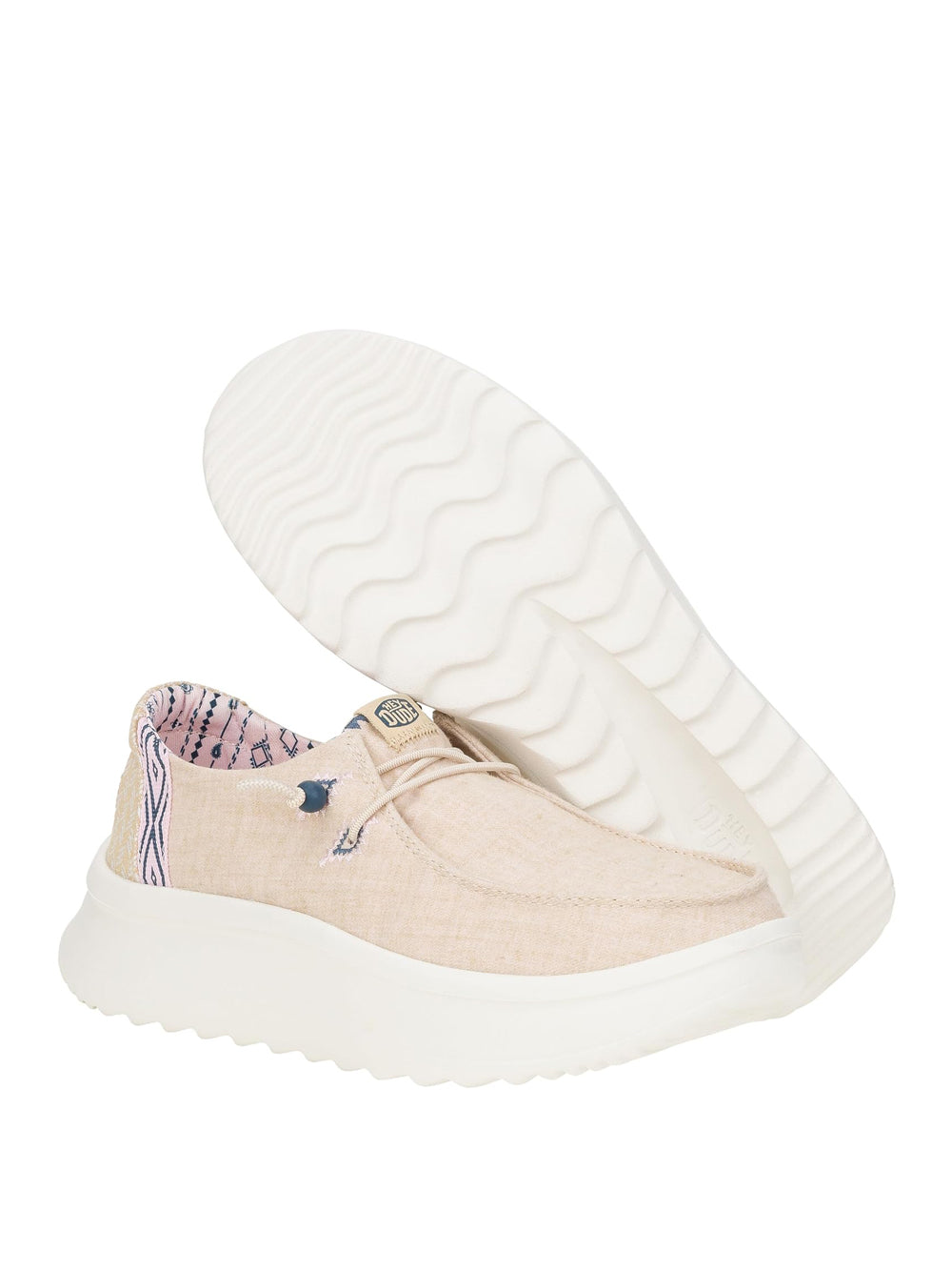 HEY DUDE Slip-on Moc toe Donna - Beige modello HD.41946