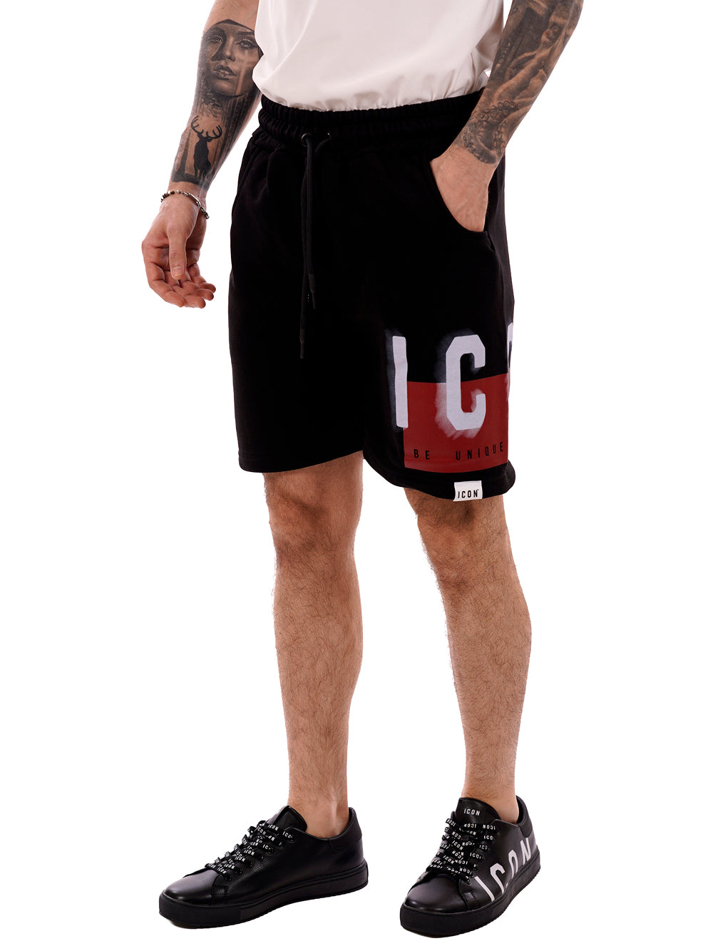 ICON Shorts Uomo - Nero modello IUB028