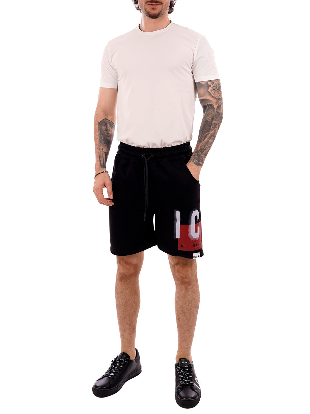 ICON Shorts Uomo - Nero modello IUB028