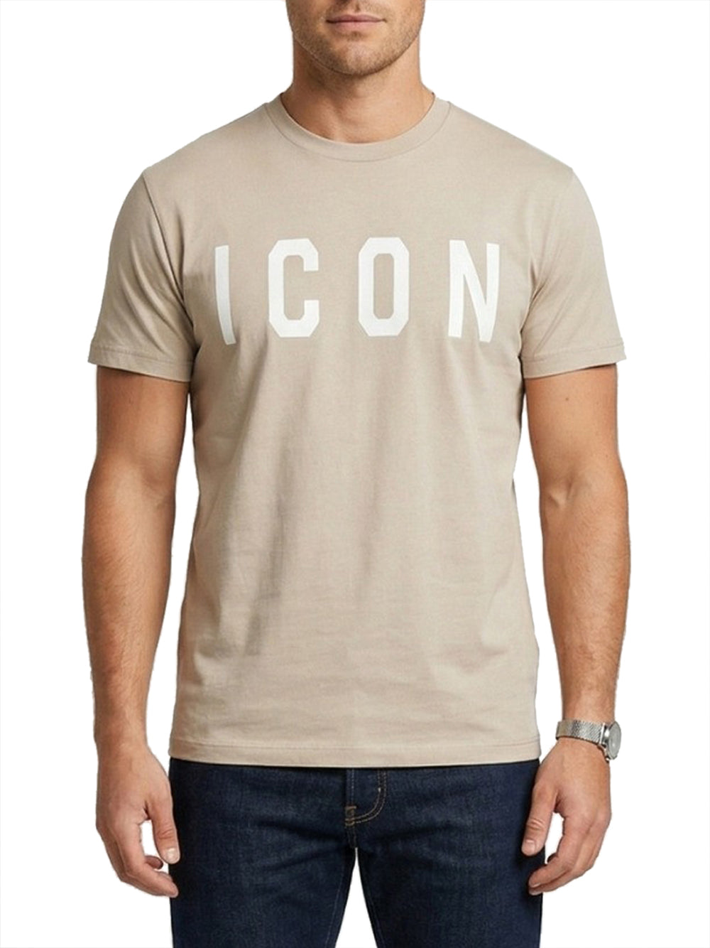 ICON T-shirt Uomo - Beige modello IUT001