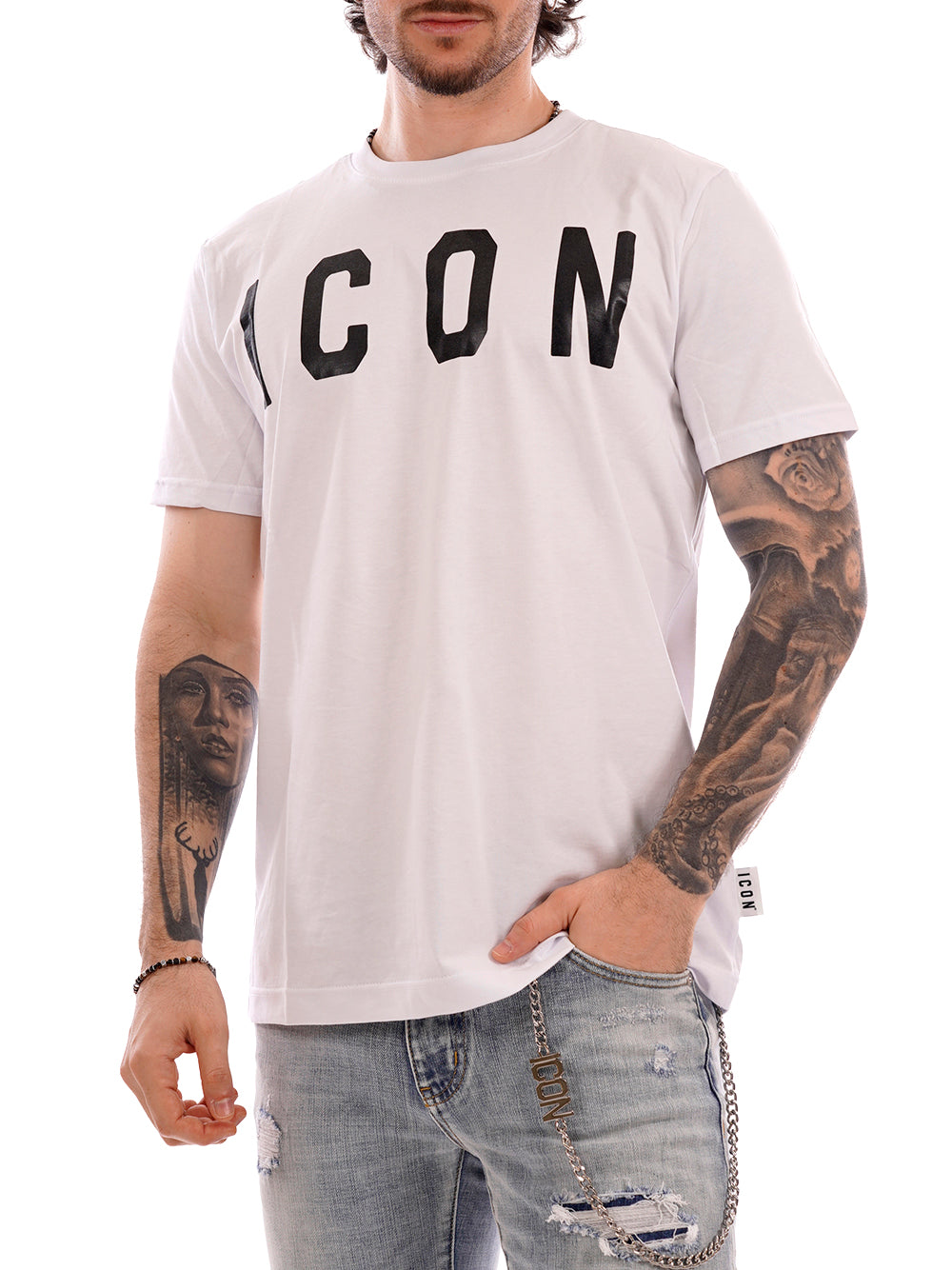 ICON T-shirt Uomo - Bianco modello IUT001