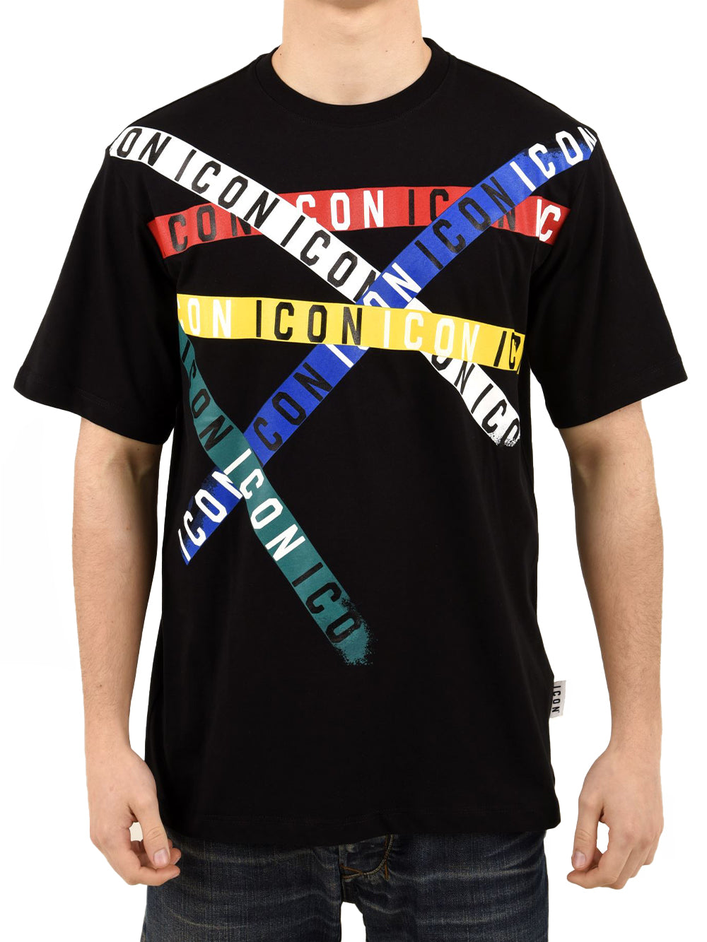 ICON T-shirt Uomo - Nero modello IUT011
