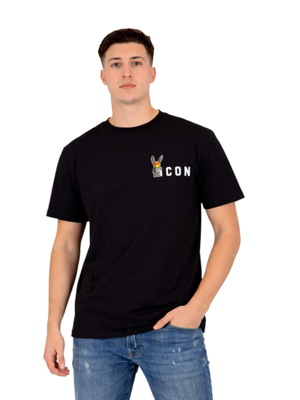 ICON T-shirt Uomo - Nero modello IUT027