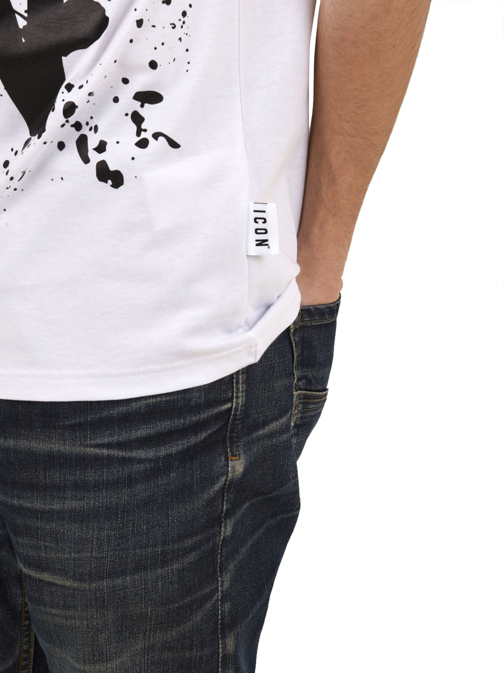ICON T-shirt Uomo - Bianco modello IUT037