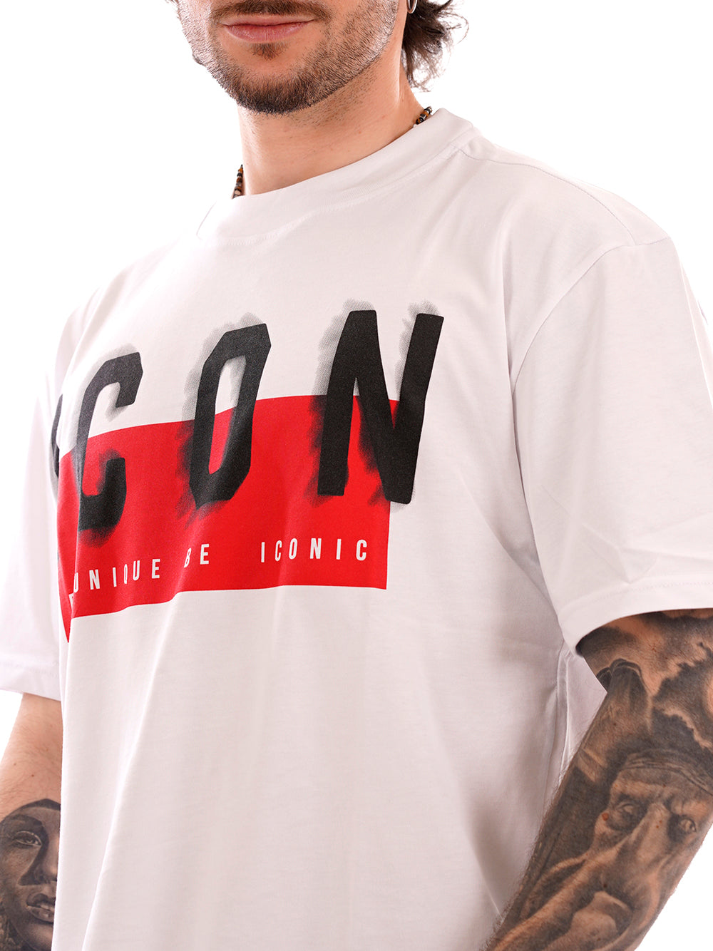 ICON T-shirt Uomo - Bianco modello IUT041