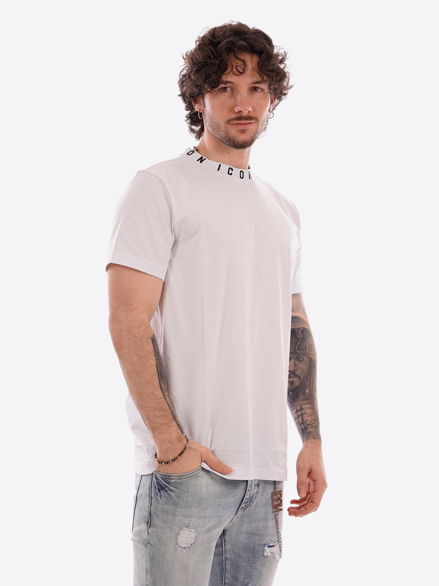 ICON T-shirt Uomo - Bianco modello IUT042