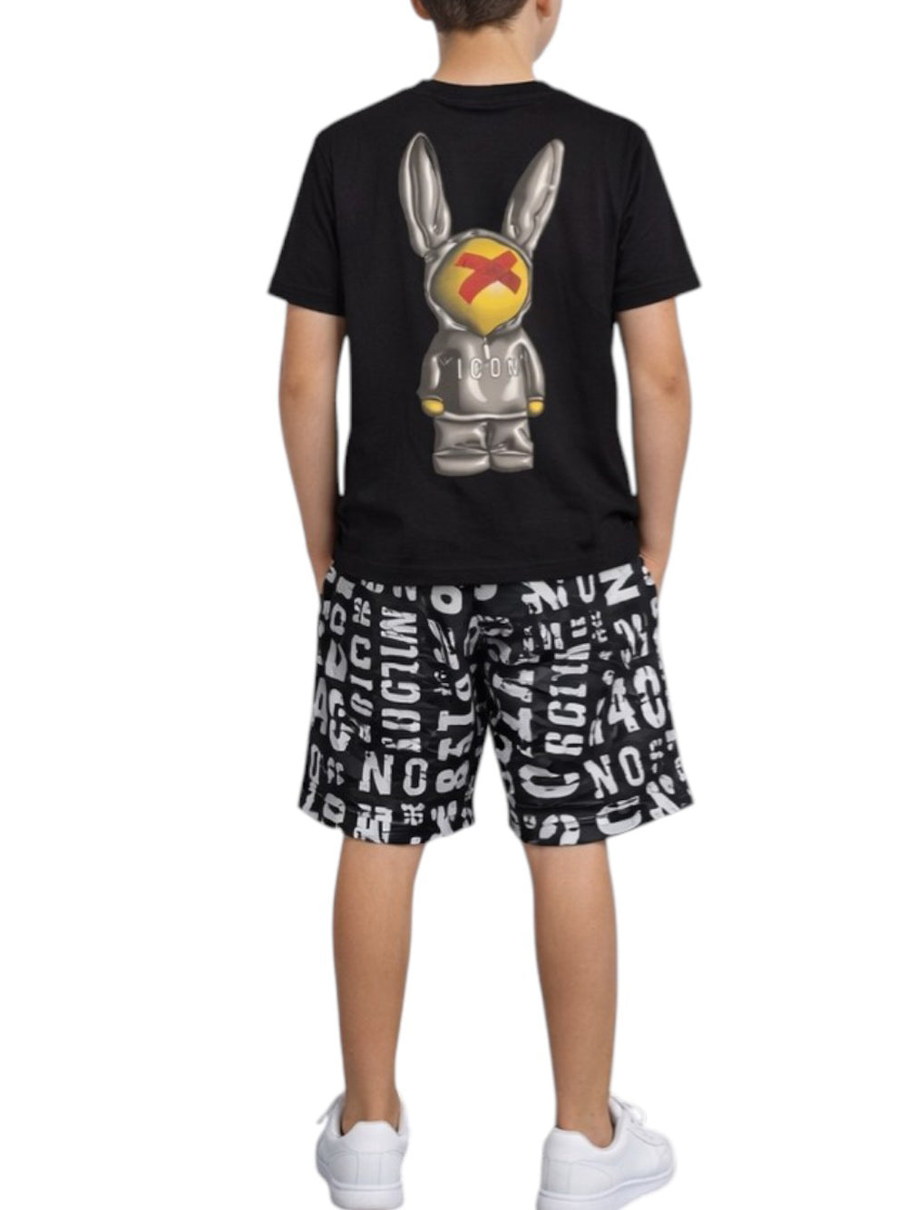 ICON kids T-shirt Bambino - Nero modello IBKS001156