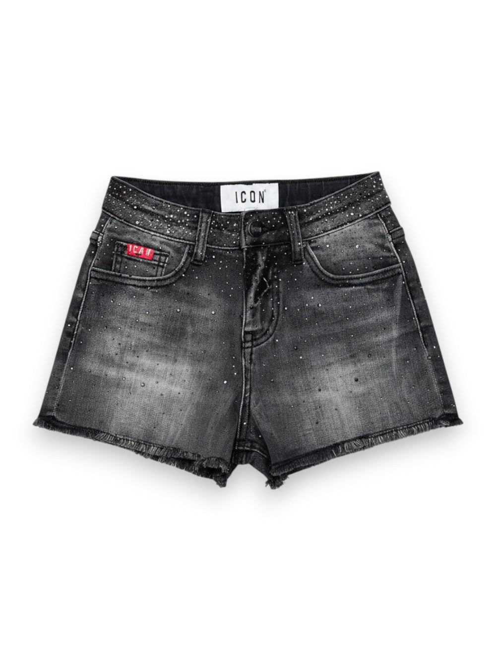 ICON kids Shorts Bambino - Denim Nero modello IGDS001061