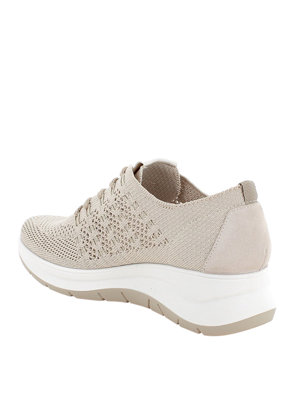IGI&CO Sneakers con zeppa Donna - Beige modello 1140833