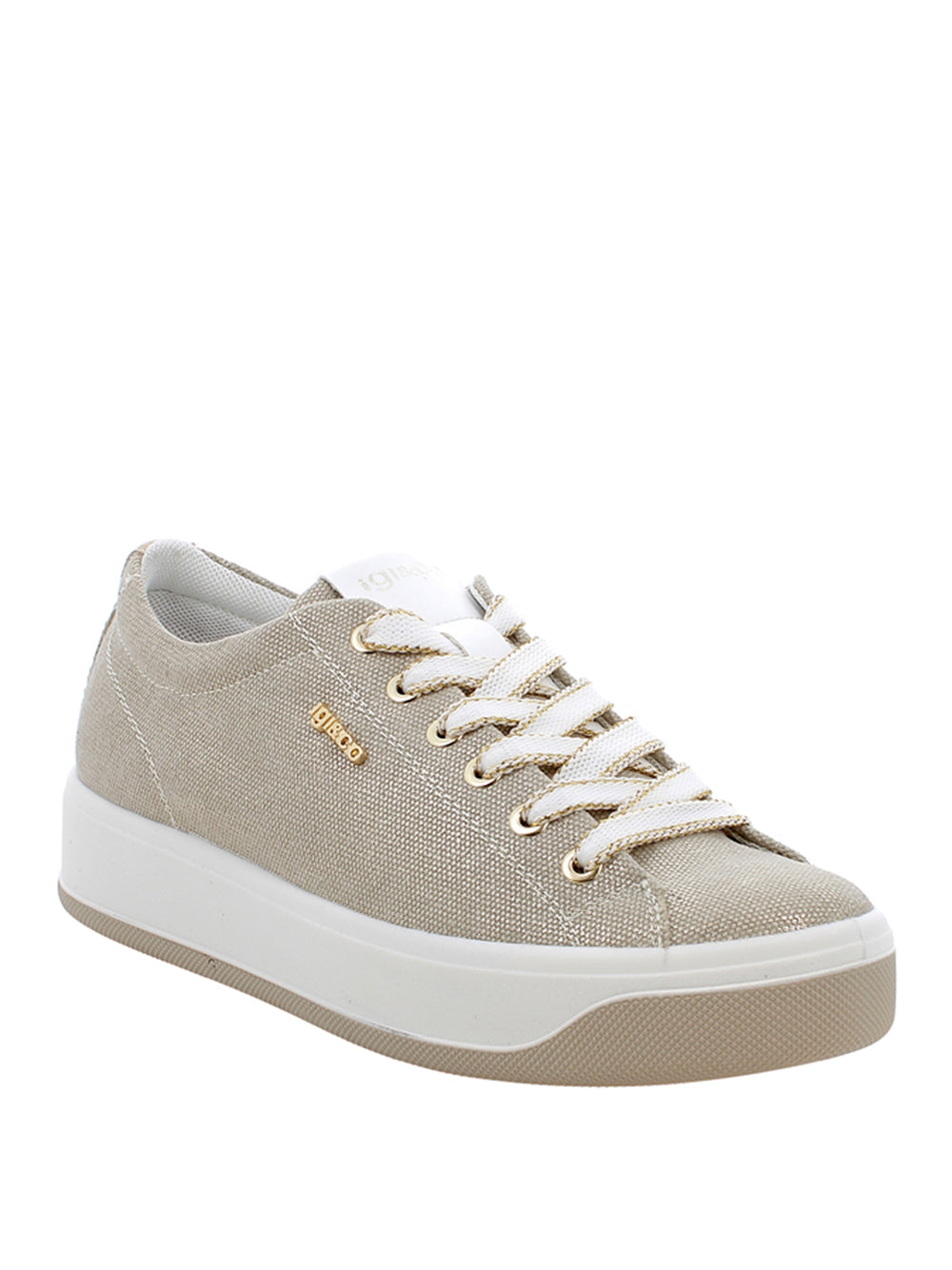 IGI&CO Sneakers platform Donna - Beige modello 1144422