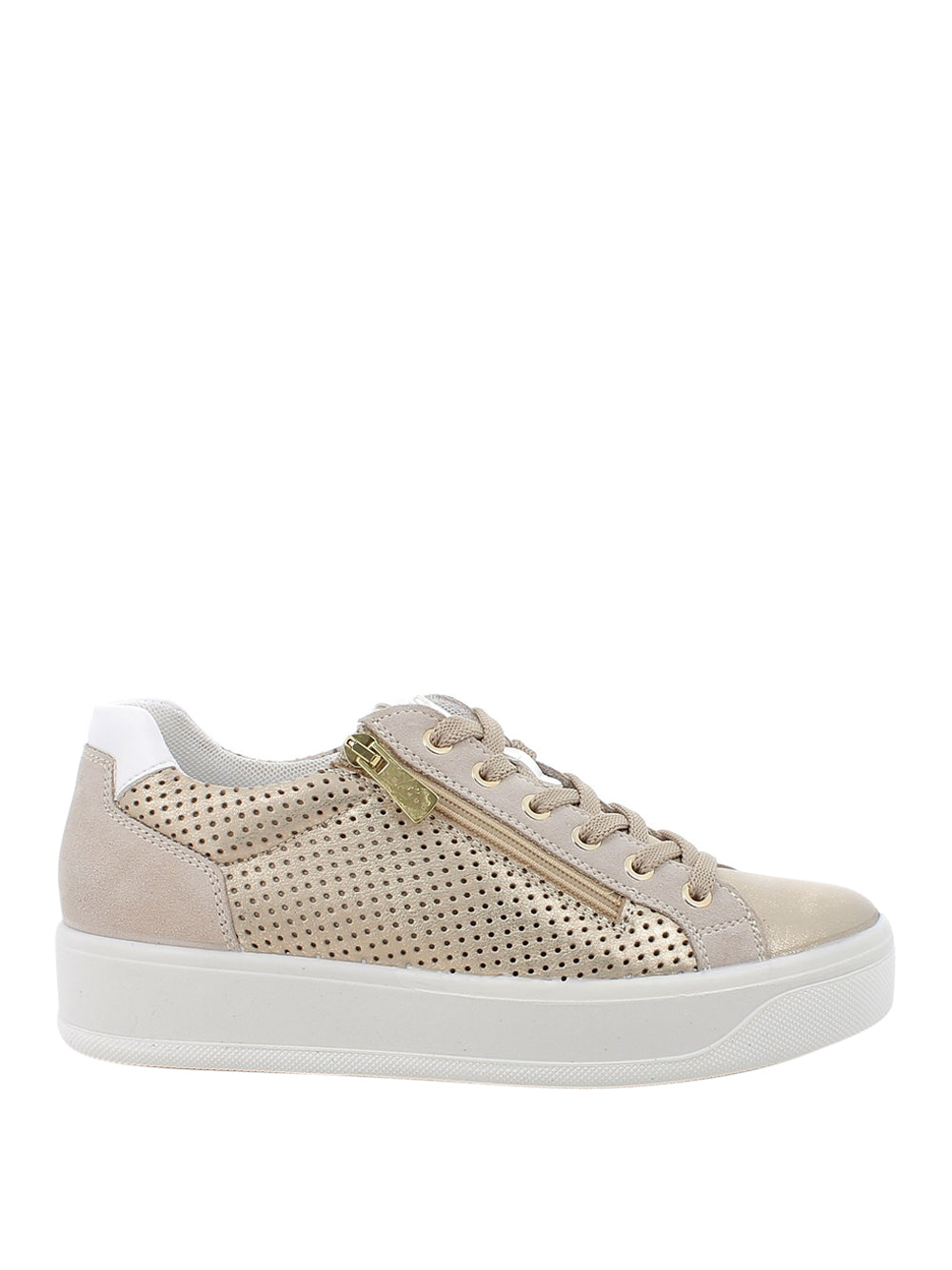 IGI&CO Sneakers con zeppa Donna - Platino modello 1144544