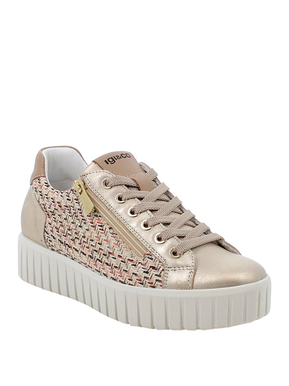 IGI&CO Sneakers con zeppa Donna - Platino modello 1145777
