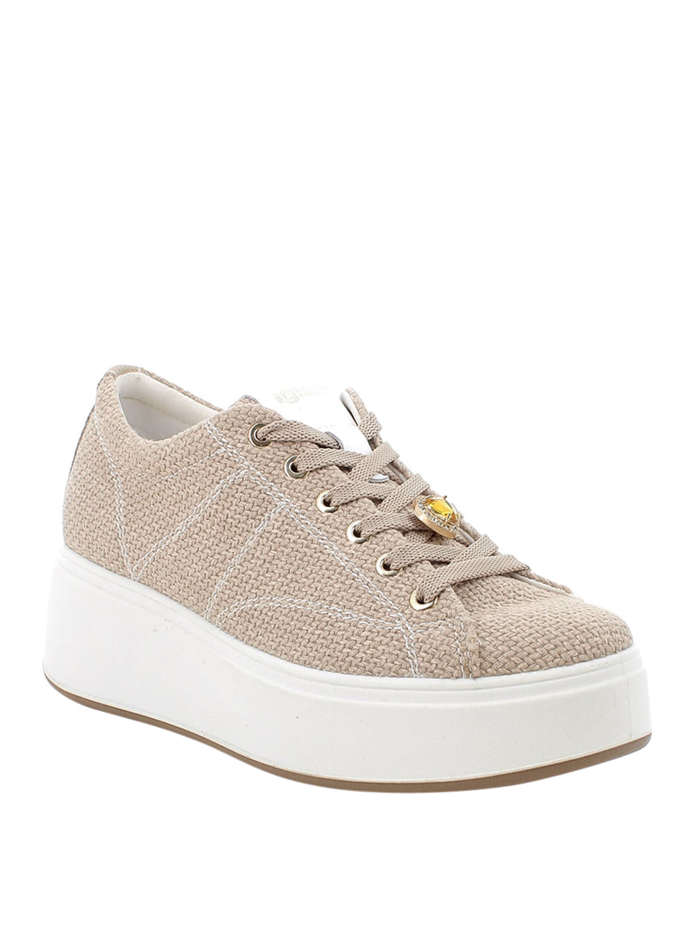 IGI&CO Sneakers con zeppa Donna - Beige modello 1146811