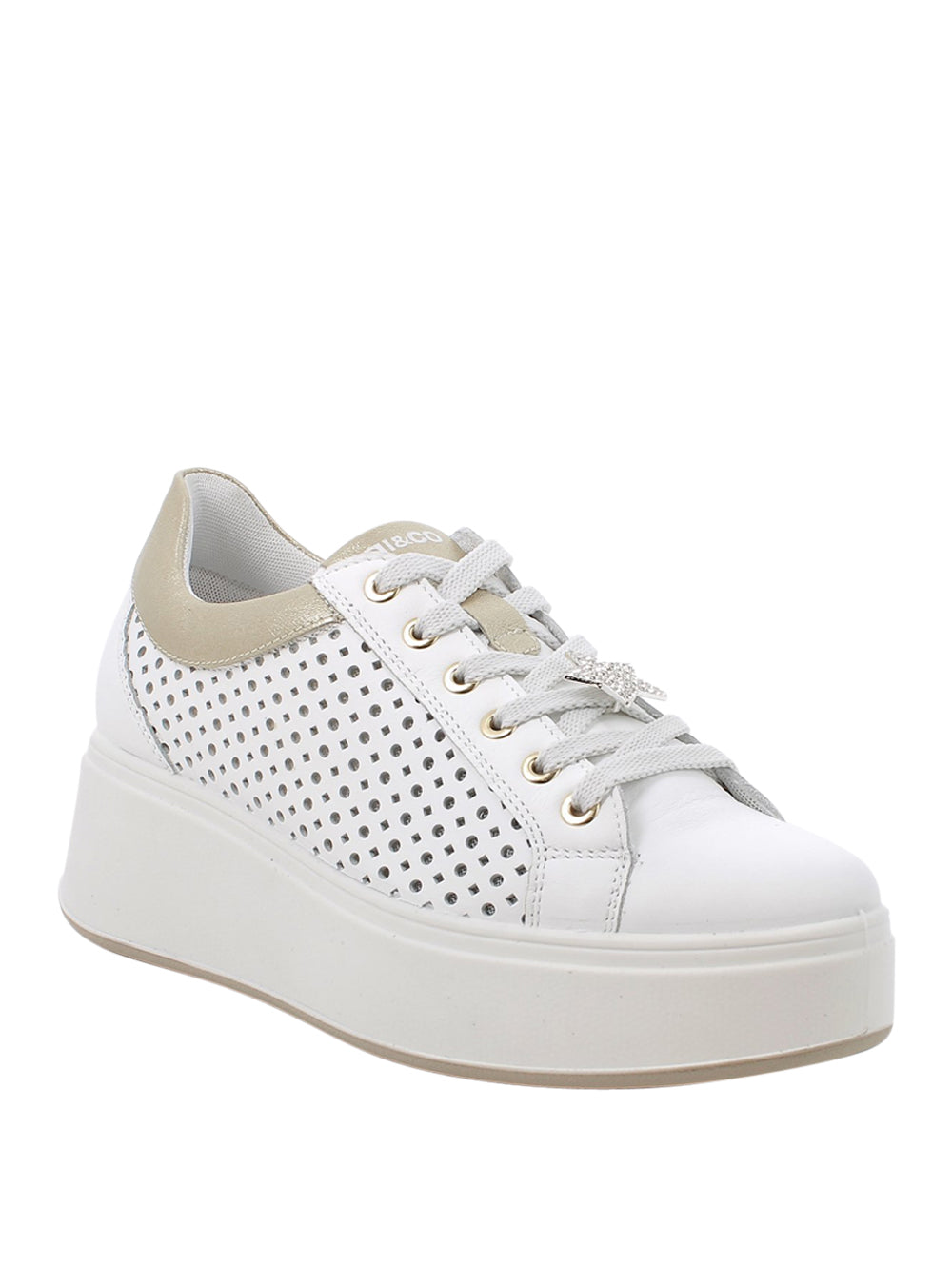 IGI&CO Sneakers con zeppa Donna - Bianco modello 1146911