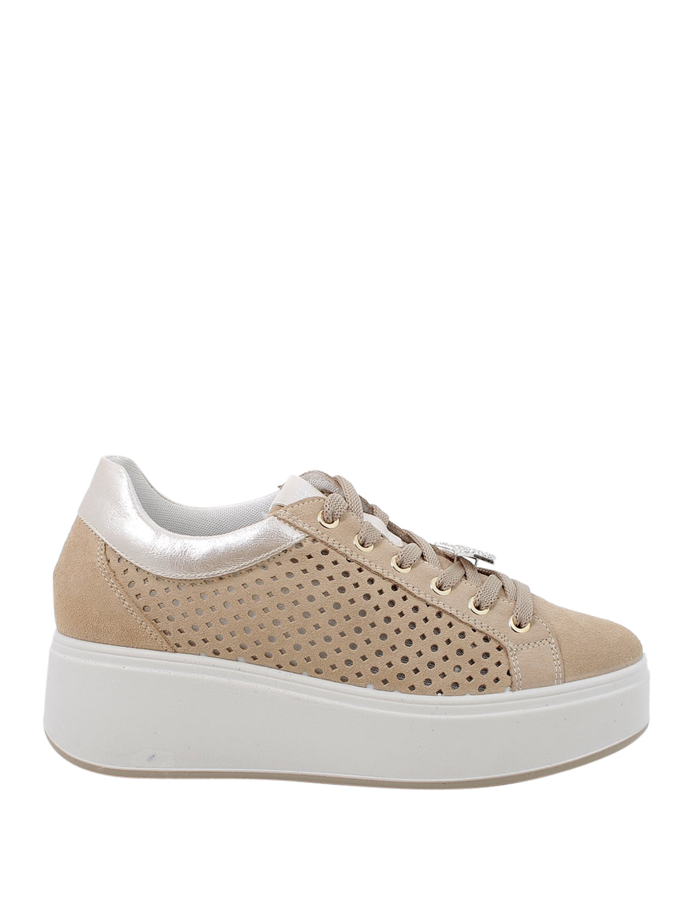 IGI&CO Sneakers con zeppa Donna - Avorio modello 1146922